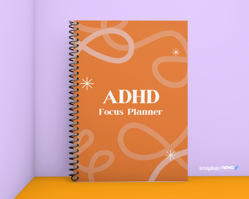 ADHD Focus Planner 110 Printable Pages