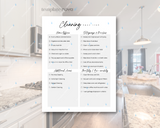 Personalized Weekly Cleaning Task List