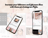 100 Botox & Filler Instagram-Ready Canva Template