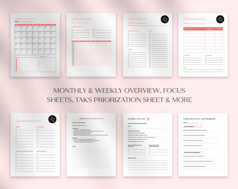 ADHD Focus Planner Tools, Tips & More