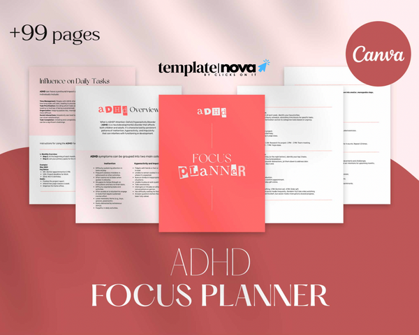 ADHD Focus Planner Tools, Tips & More