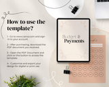Budget and Payments Wedding Planner Template
