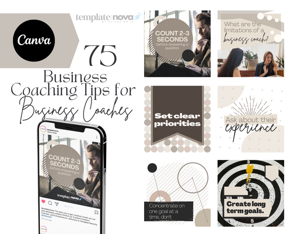 75 Business Coaching Tips for Social media