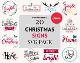 Christmas Signs SVG Pack