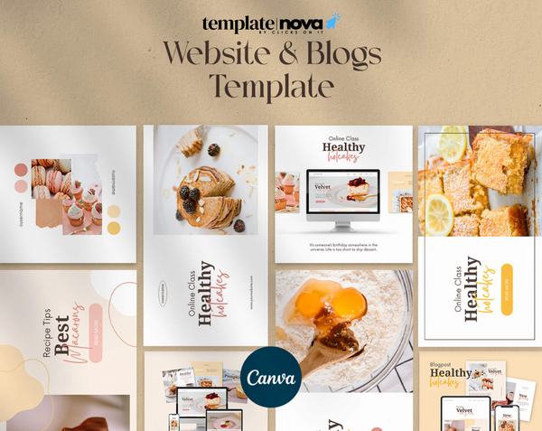 Online Coaching Templates Velvet and Peach Website and Blogs