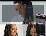 Pinkishh Hair Stylist Wix Web Template