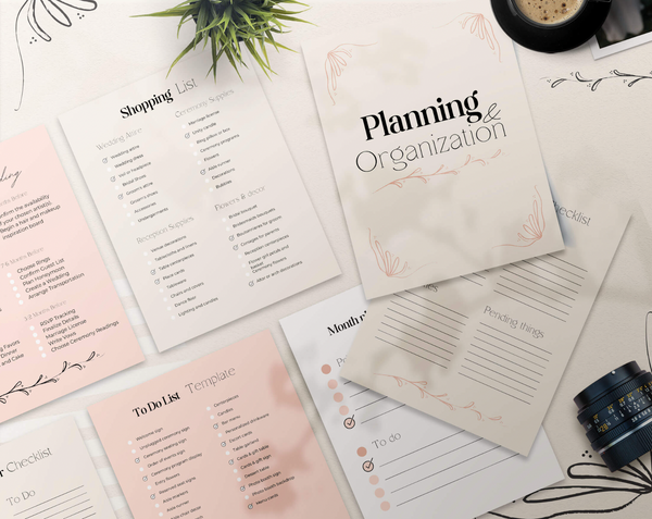 Wedding Planning Organization Canva Template