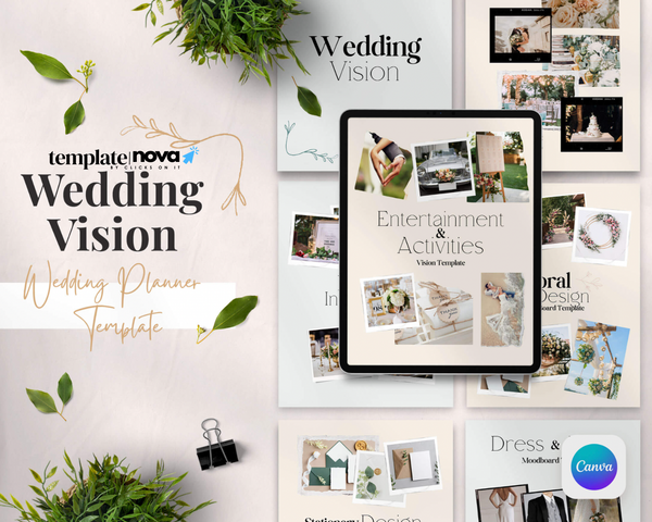 Wedding Vision Wedding Planner Template