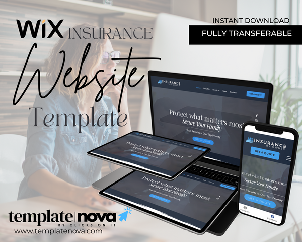 Insurance Wix Web Template